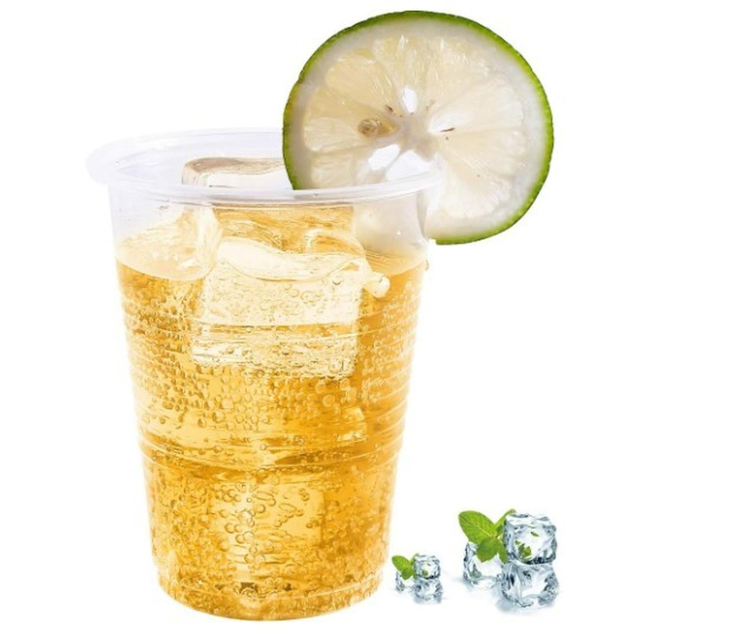 50 Uds Vaso Plástico Transparente Desechable S/tapa 300 Cc-5