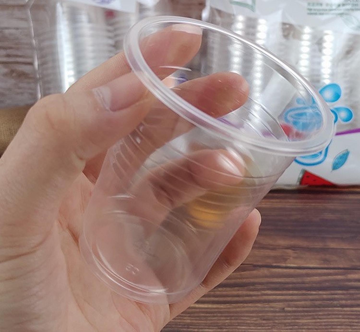 50 Uds Vaso Plástico Transparente Desechable S/tapa 300 Cc-6