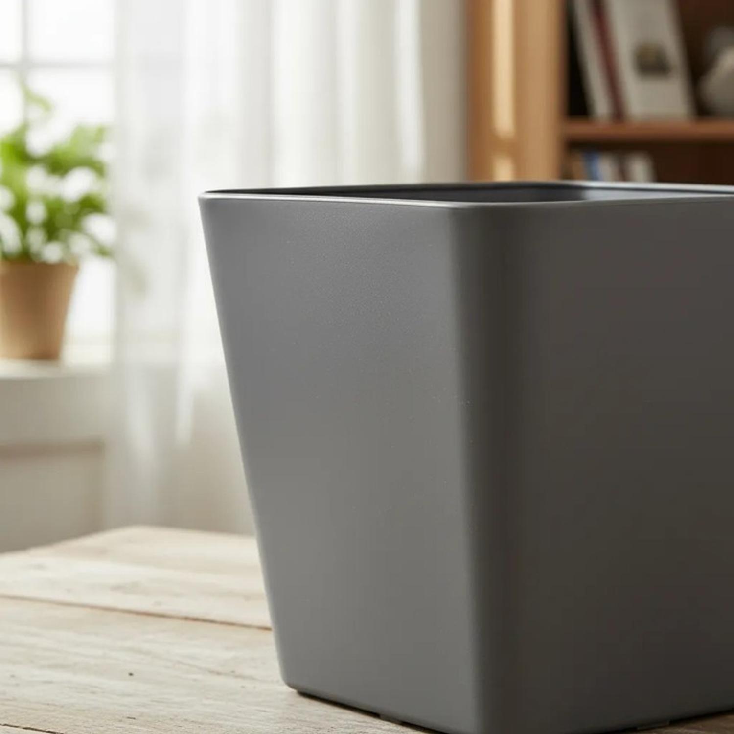 Macetero Nórdico Gris Oscuro L 40 cm 40 x 40x 40-0