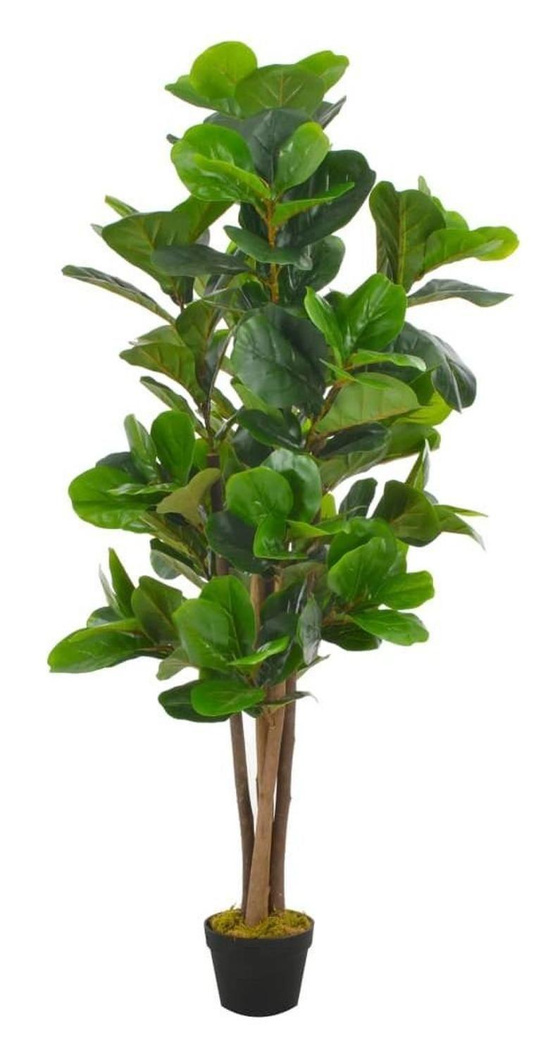 Planta Artificial Ficus Lyrata 150 Cm Premium / Arbusto Real-0