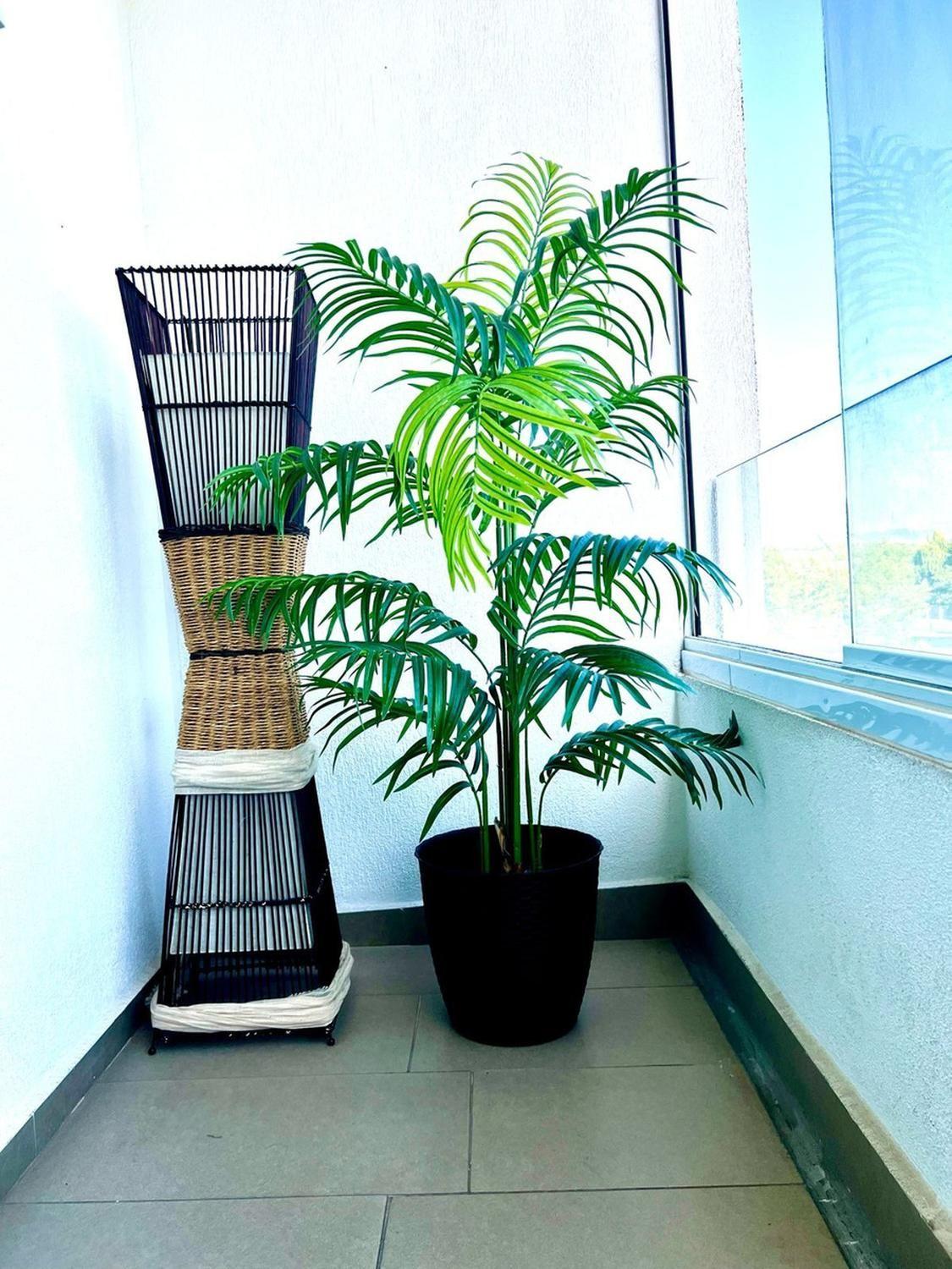 Planta Artificial Palmera 150 Cm Luxury 12 Hjs/ Arbusto Real-3