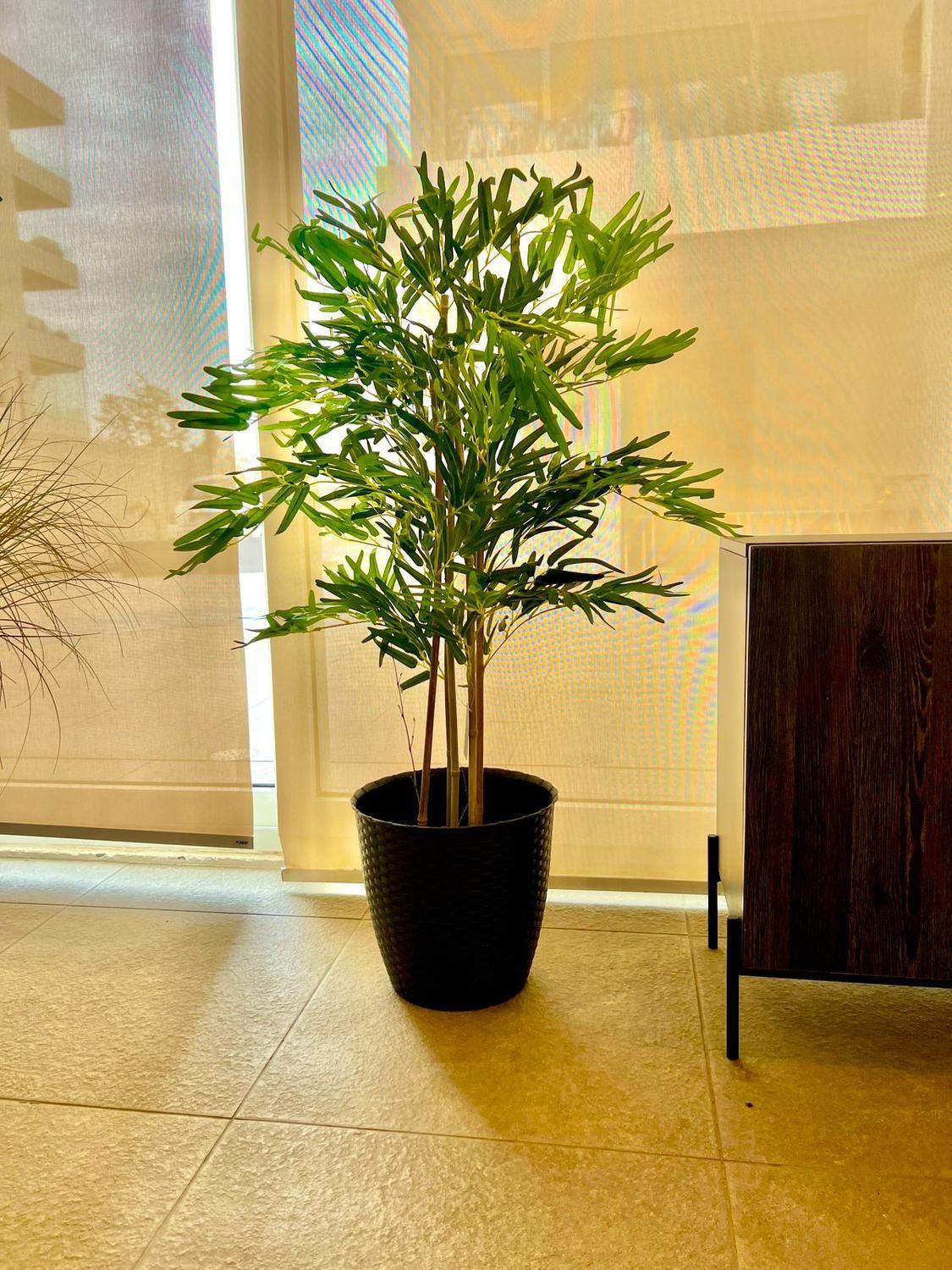 Planta Artificial Decorativa Arbol Grande Bamboo 120cm 730hj-7