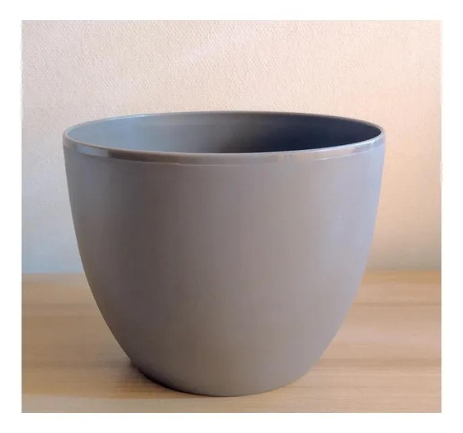 Macetero Nórdico Gris Oscuro L 30 cm 40 x 24 x 30-6