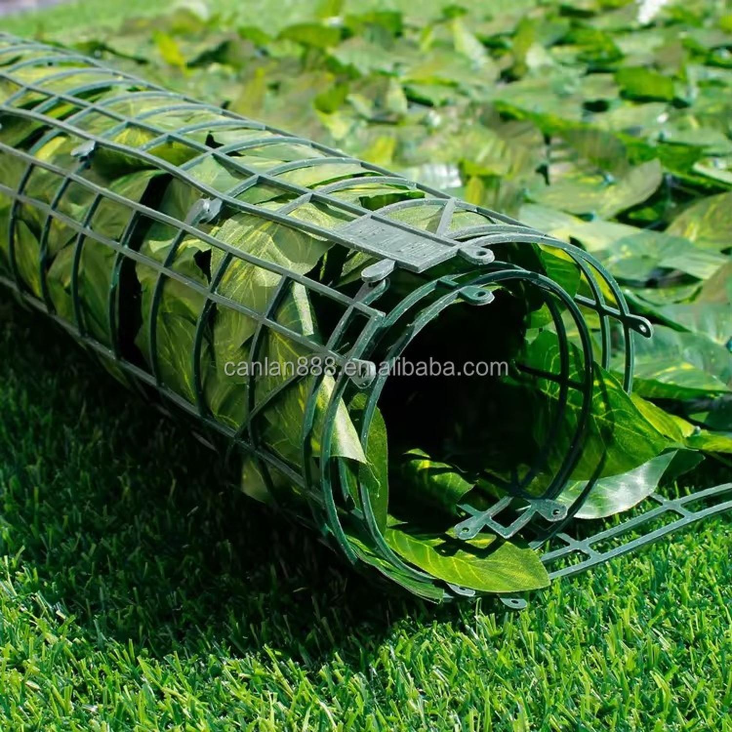 Malla de Hojas Cerca Diseño Enredadera Decoración 3x1m-2