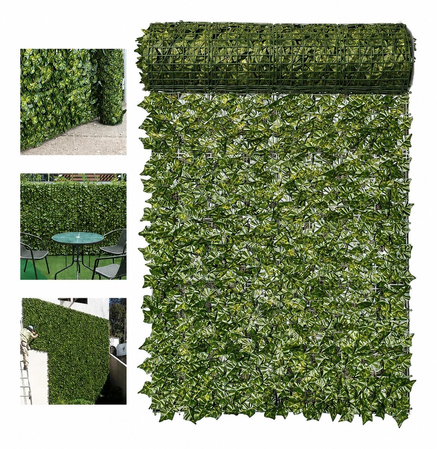 Malla de Hojas Cerca Diseño Enredadera Decoración 3x1m-7
