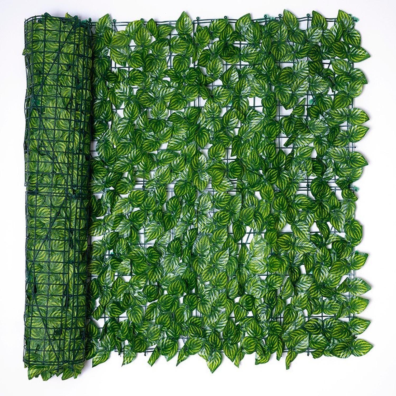 Malla de Hojas Cerca Diseño Enredadera Decoración 3x1m-9