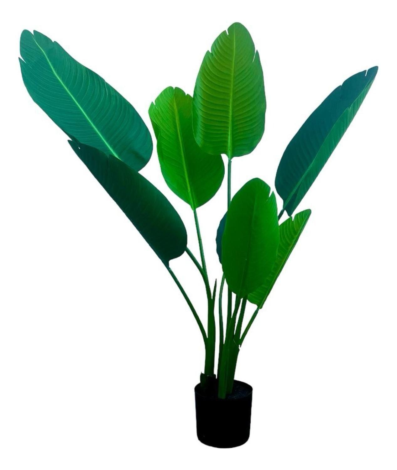 Planta Artificial Paradise Birds 120 Cm/8 Hojas Arbusto Real-5