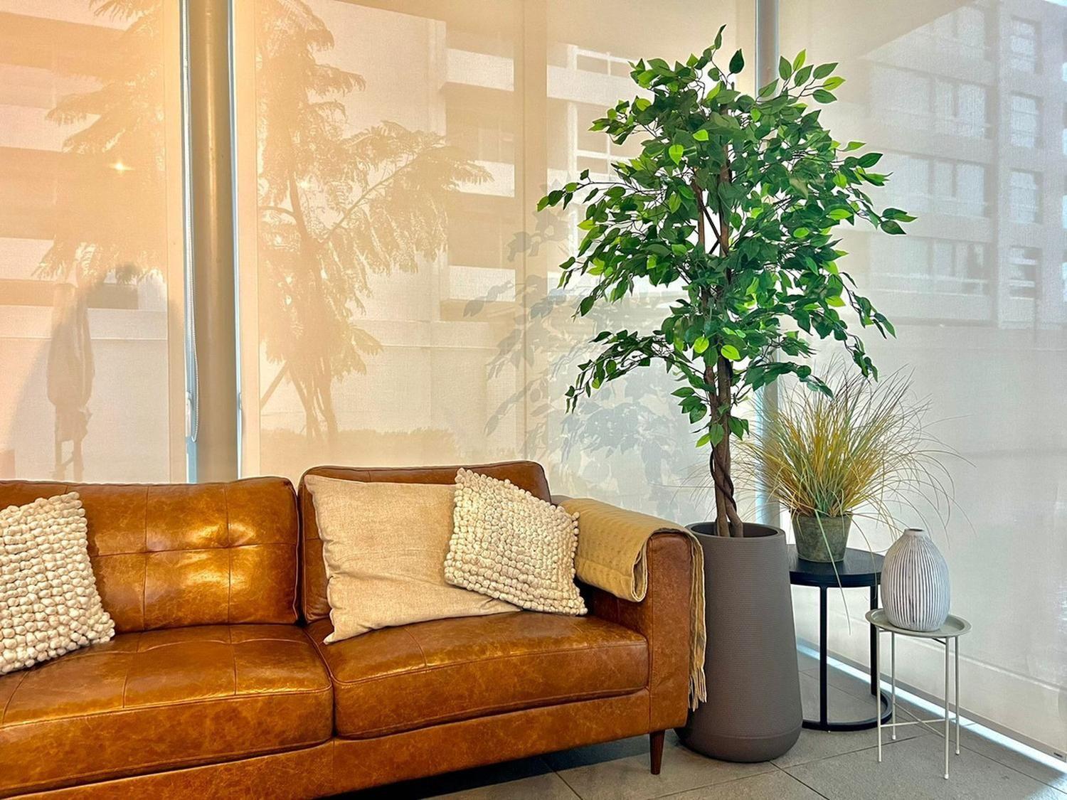 Planta Artificial Decorativa Arbol Grande Ficus 160cm 1008h-7