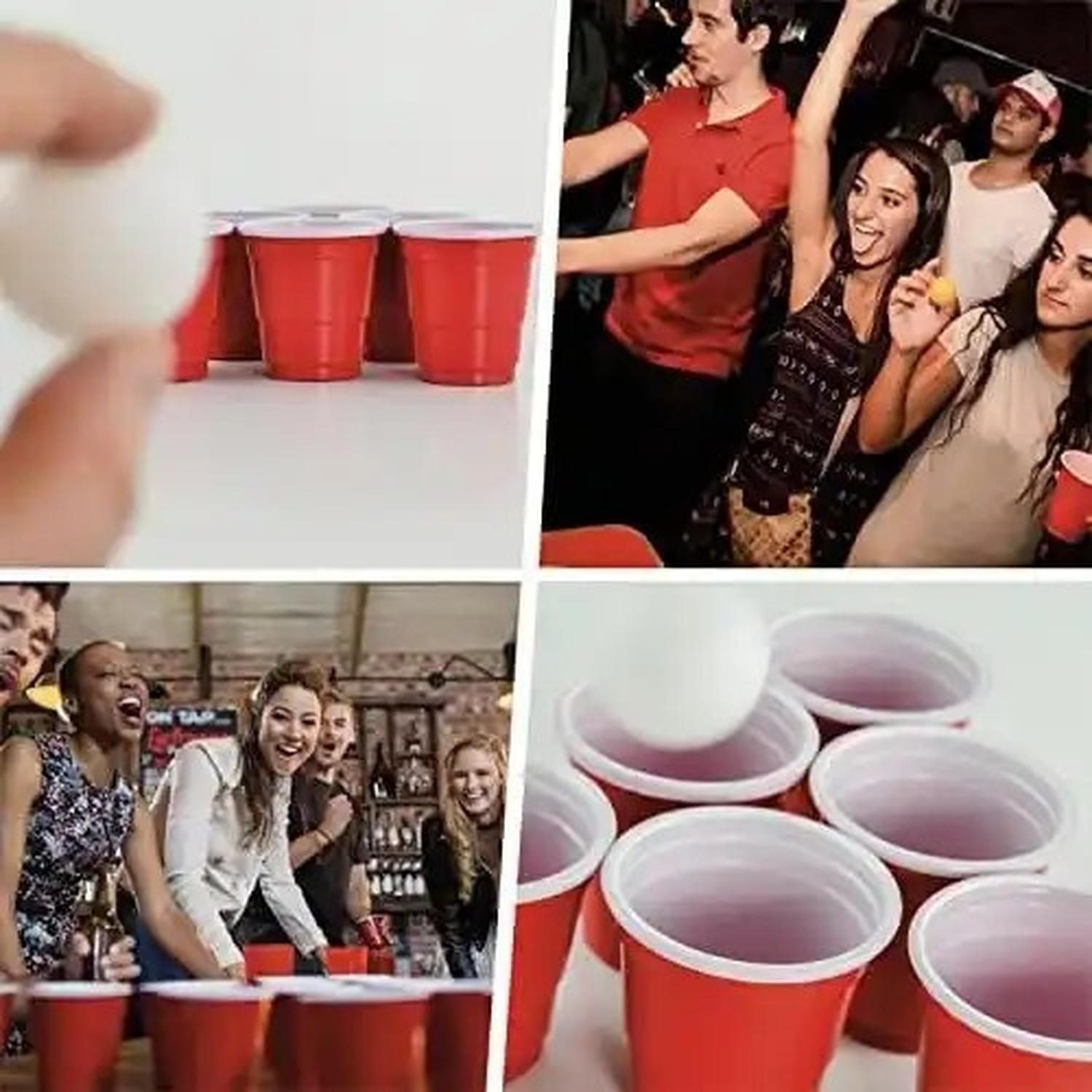 Vaso Plastico Rojo Desechable Fiesta 450 ml x 50 uds-2