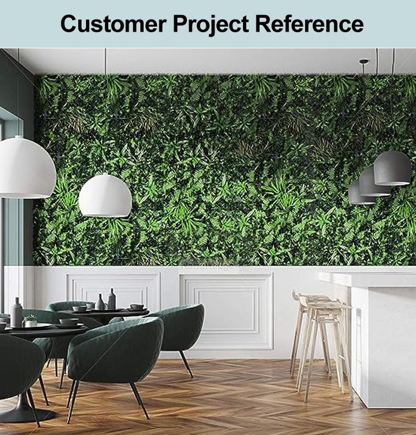 Jardín Muro Vertical Artificial B palmeta Plantas 60x40 cm-7