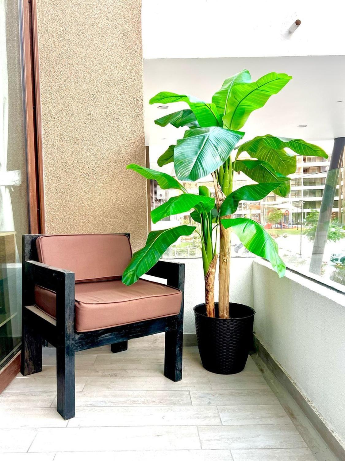 Planta Artificial Banano 160 Cm Luxury 15 Hjs / Arbusto Real-2