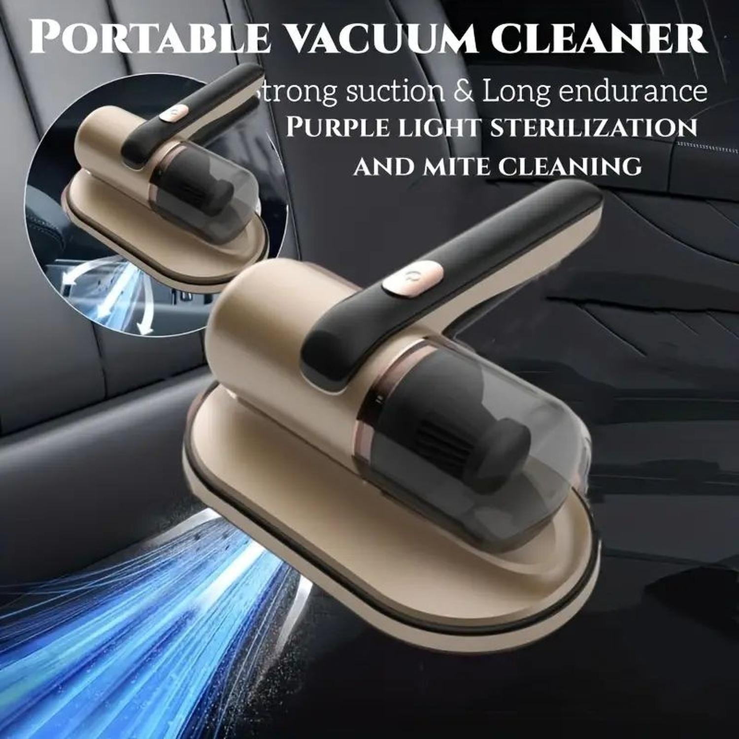 Aspiradora Inalámbrica Uv Antiácaros Para Colchones Sofás-3