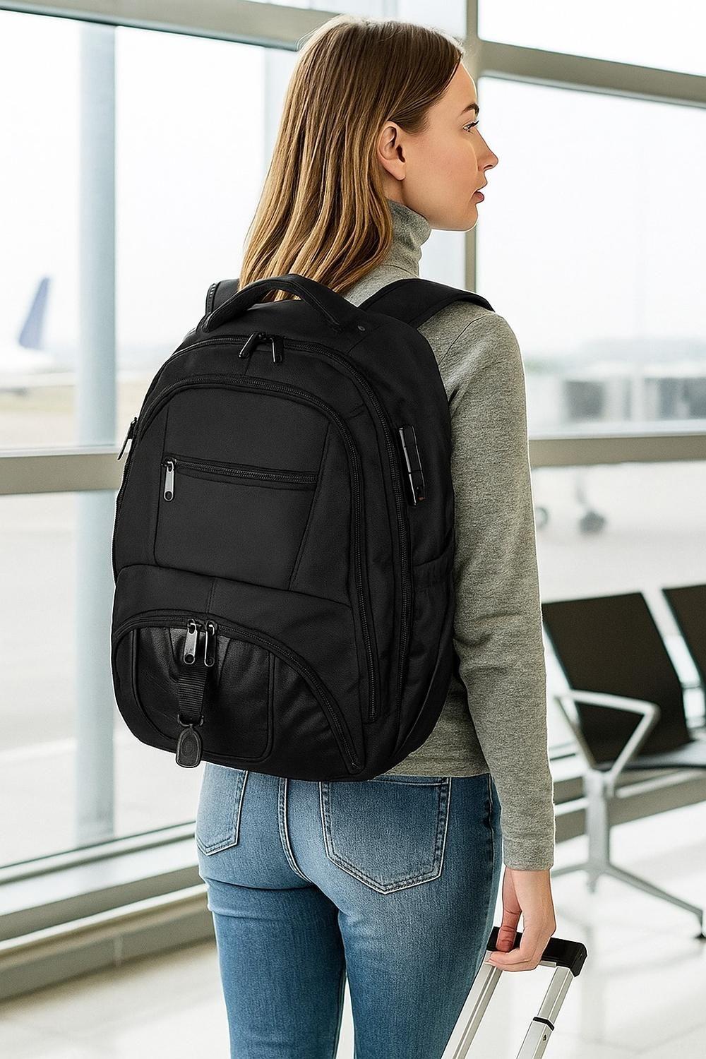 Mochila con Ruedas N Unisex para Portátil de Tela Oxford de 17''-2