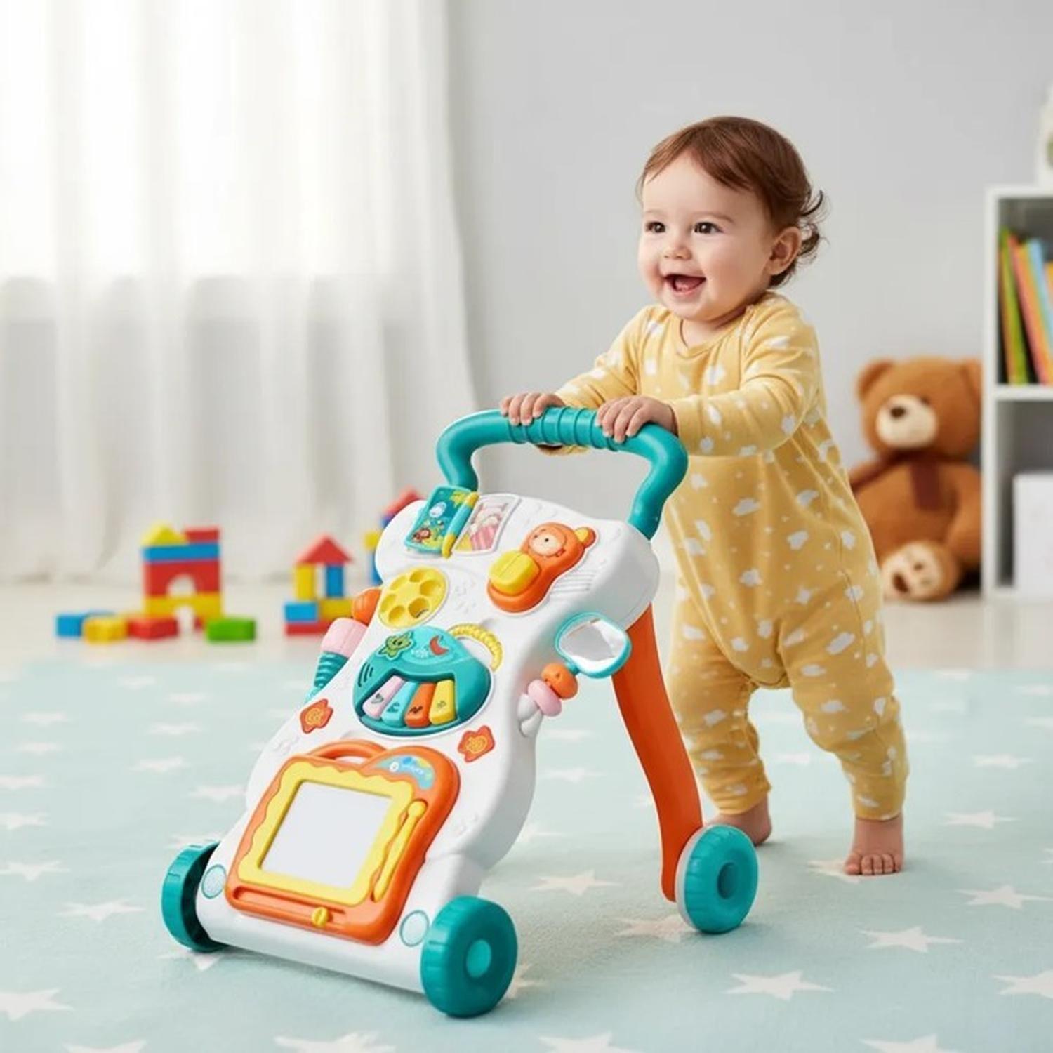 Andador Para Bebe Musical Caminador Juguetes Interactivos Colores-1