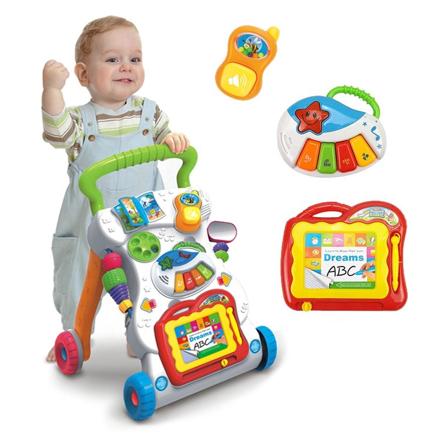 Andador Para Bebe Musical Caminador Juguetes Interactivos Colores-6