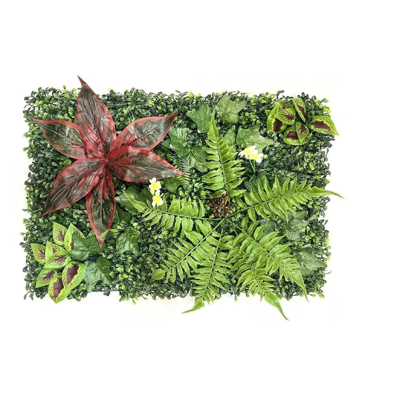 Jardín Muro Vertical Artificial C palmeta Plantas 60x40 cm-7