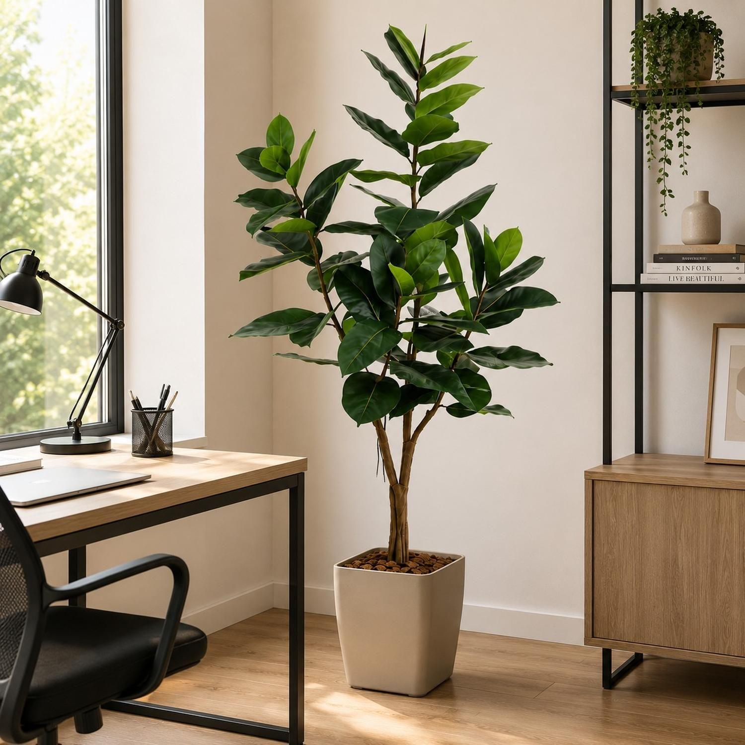 Planta Artificial Decorativa Arbol Grande Ficus Lyrata 180c-2