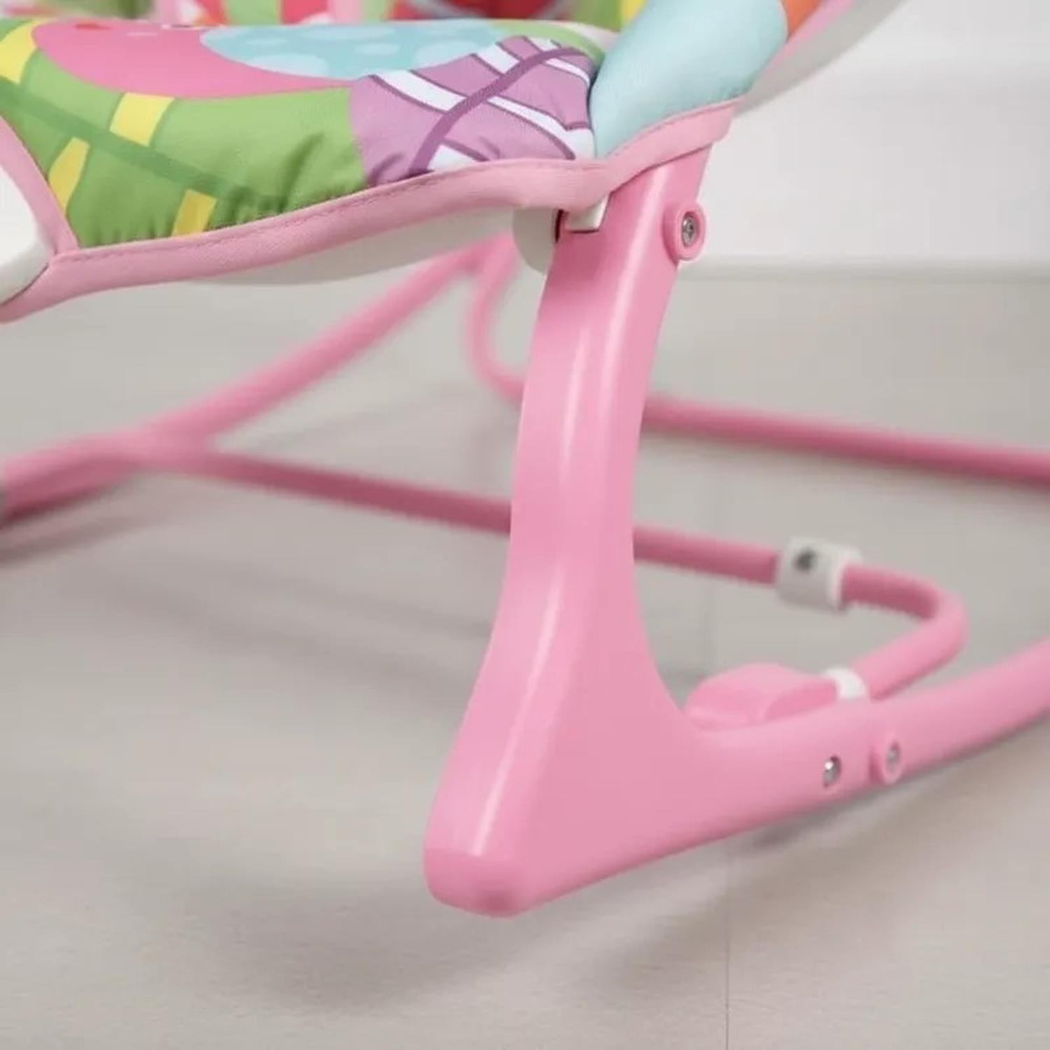 Silla Mecedora Para Bebé Nido C/vibración Celeste / Jagima-4