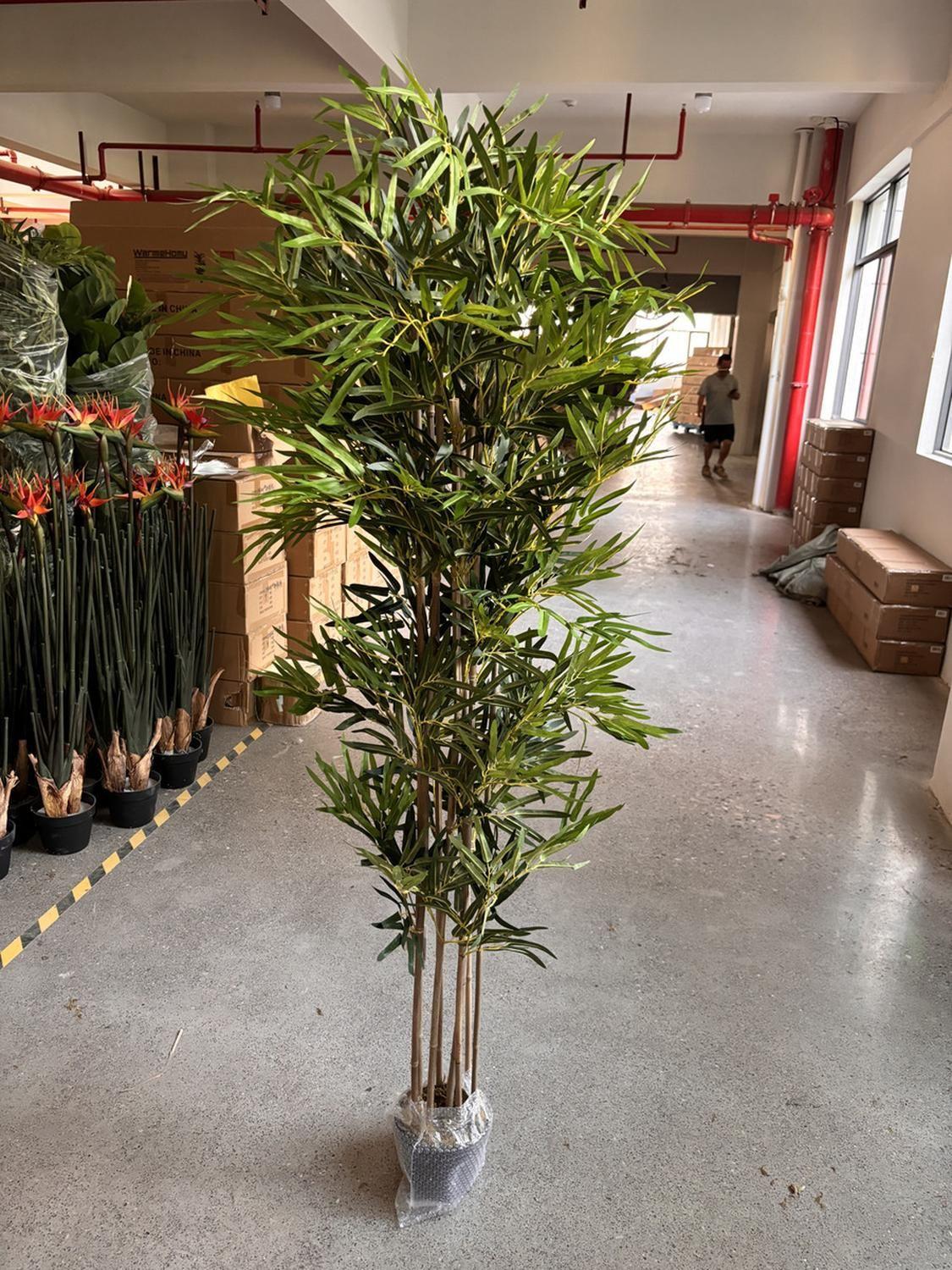 Planta Artificial Bamboo 180 Cm. Premium / Arbusto Real-5