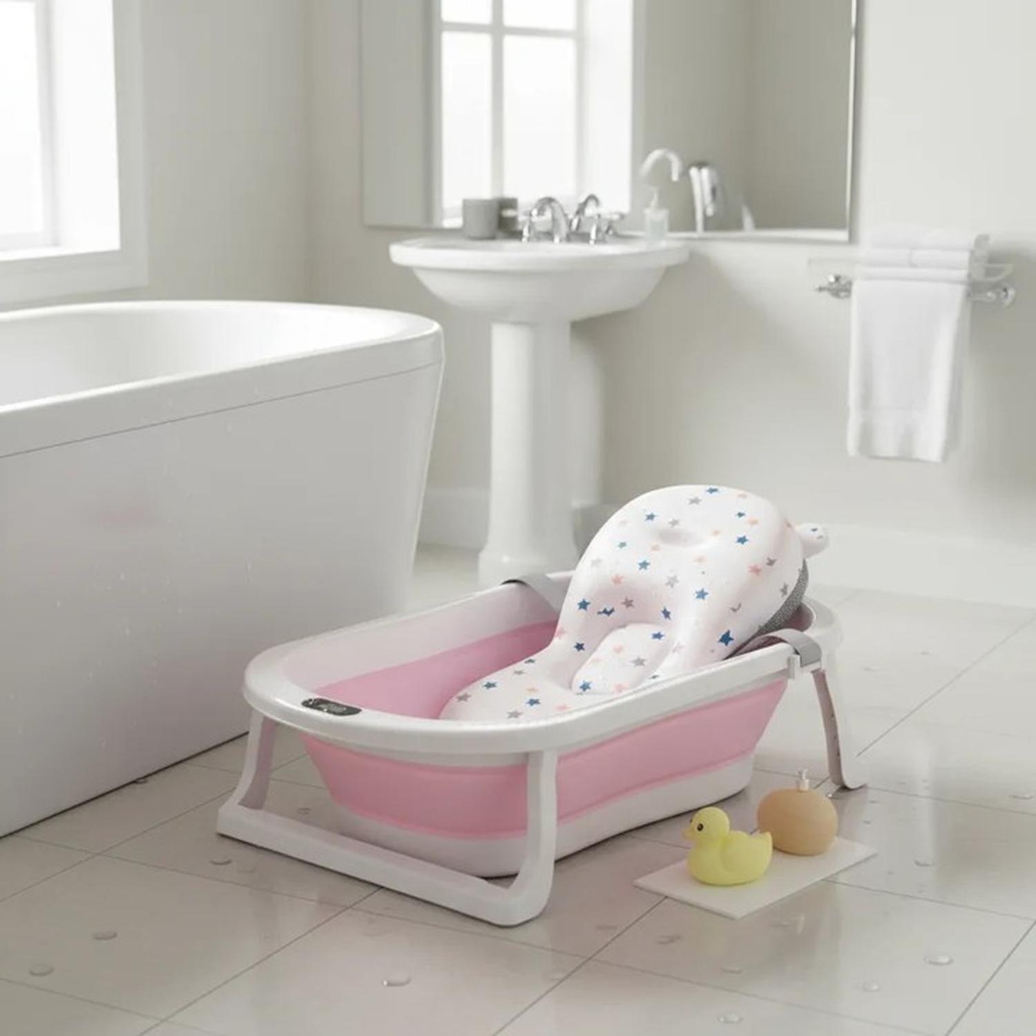 Bañera Plegable Bebé + Malla + Termómetro | Jagima-6
