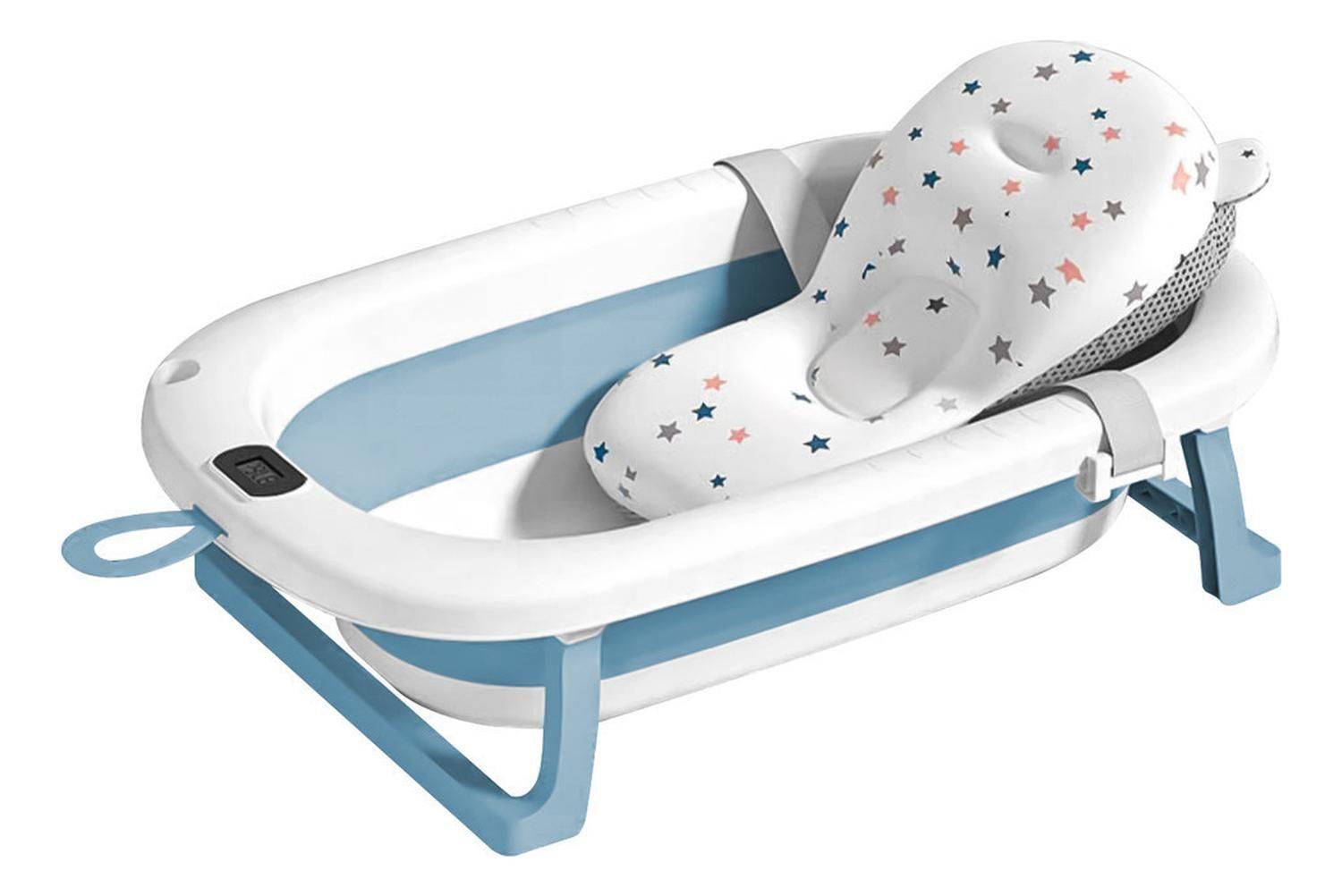 Bañera Plegable Bebé + Malla + Termómetro | Jagima-4