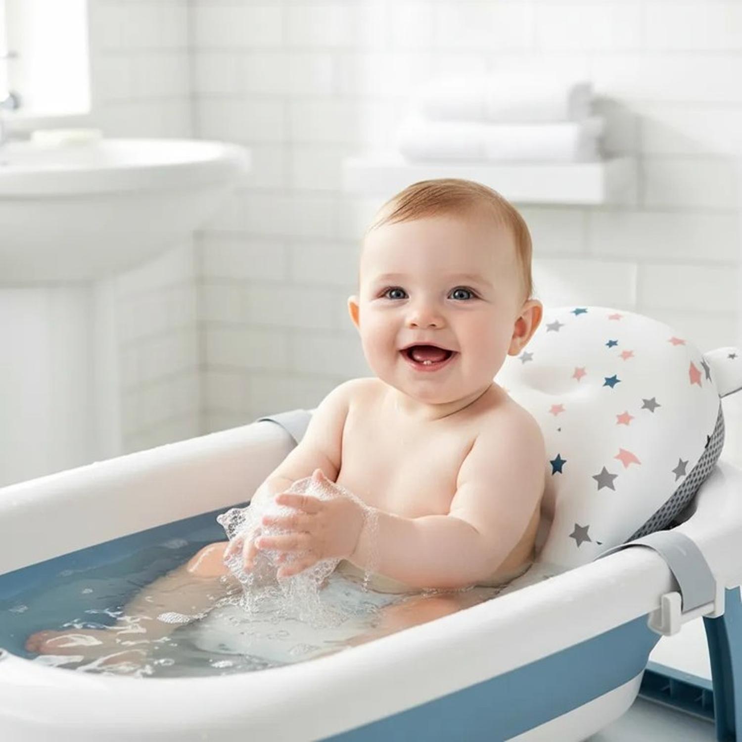 Bañera Plegable Bebé + Malla + Termómetro | Jagima-5