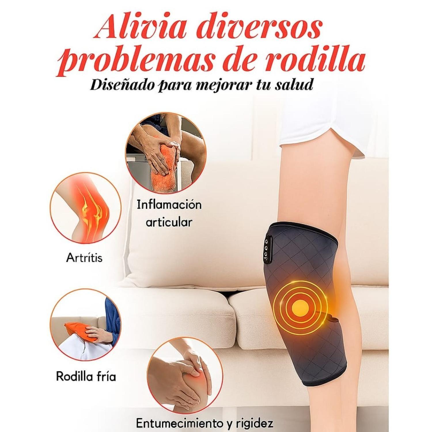 Rodillera Termica Masajeadora Vibracion Calor Alivia Artritis-3