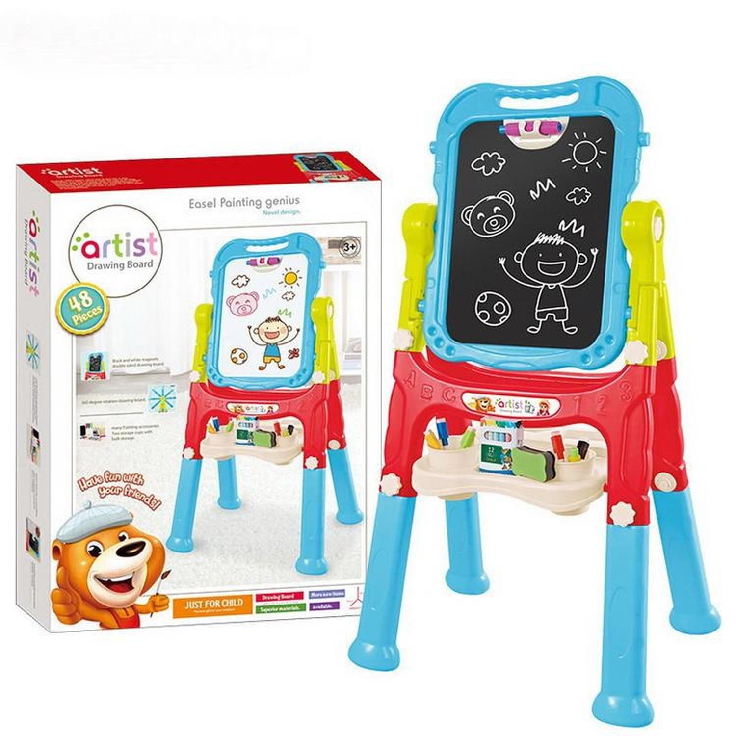 Pizarra Magnética Doble Cara para Niños 110 cm-0