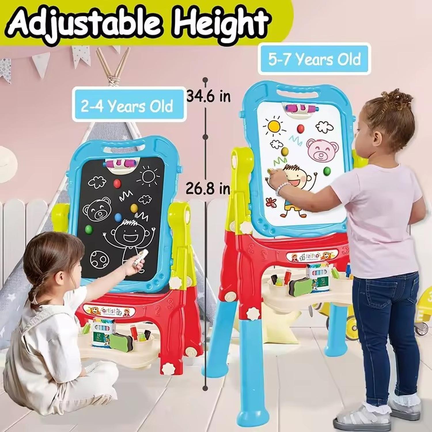 Pizarra Magnética Doble Cara para Niños 110 cm-1