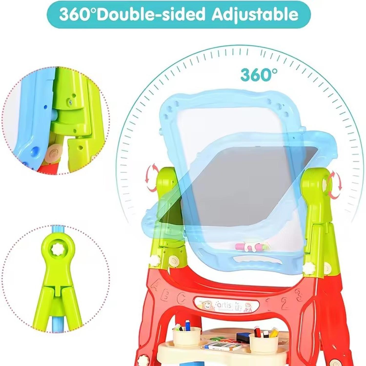 Pizarra Magnética Doble Cara para Niños 110 cm-4