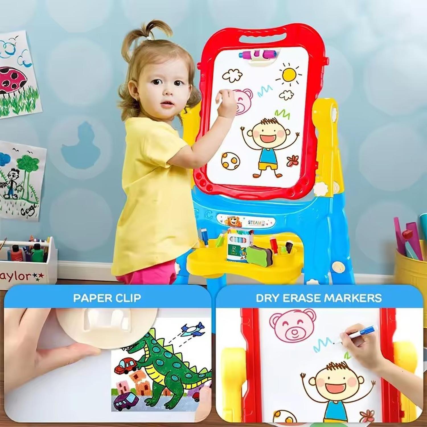 Pizarra Magnética Doble Cara para Niños 110 cm-7