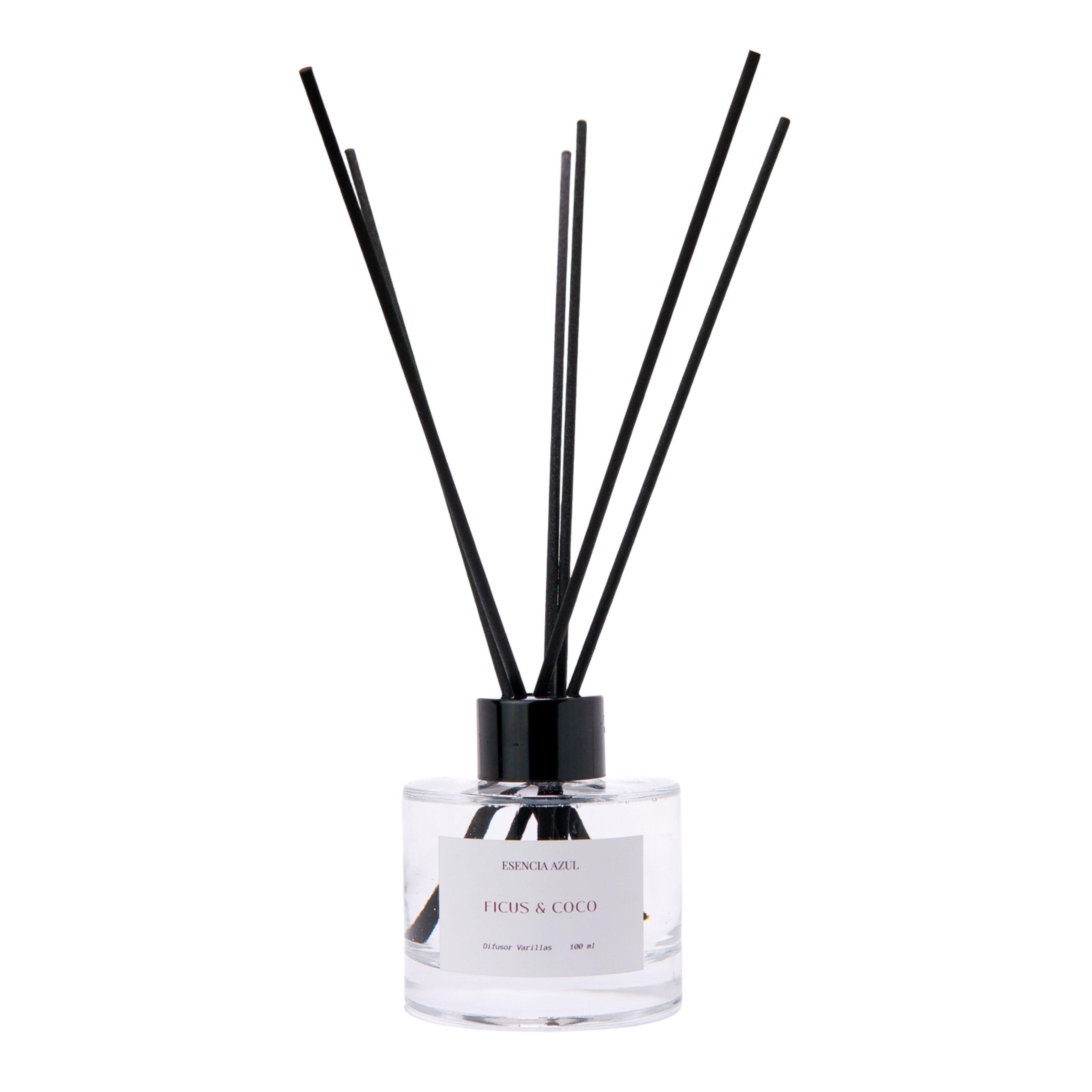 Difusor de Varillas Ficus y Coco 100 ml - Esencia Azul -0