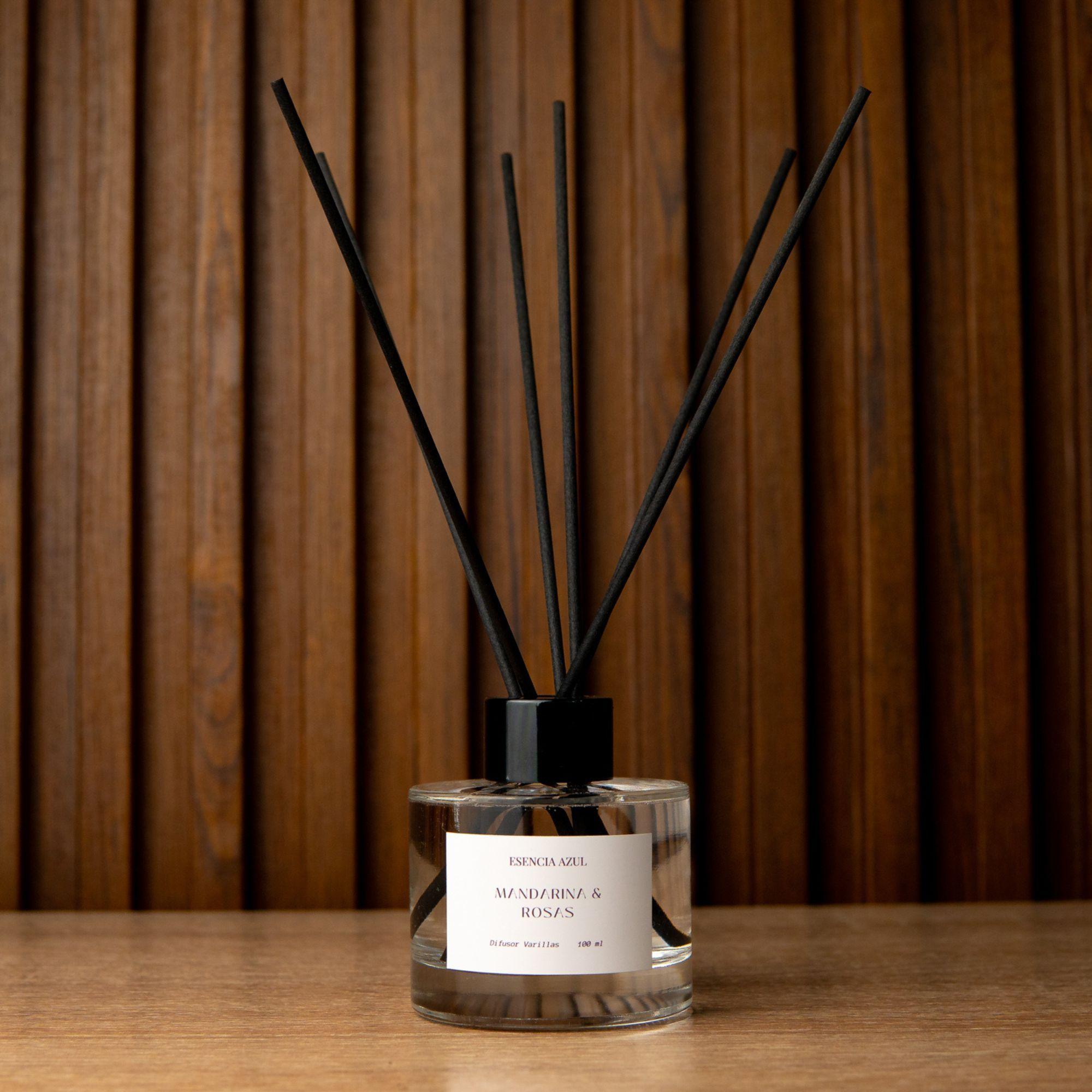 5. Difusor de Varillas Mandarina y Rosas 100 ml  - Esencia Azul-2