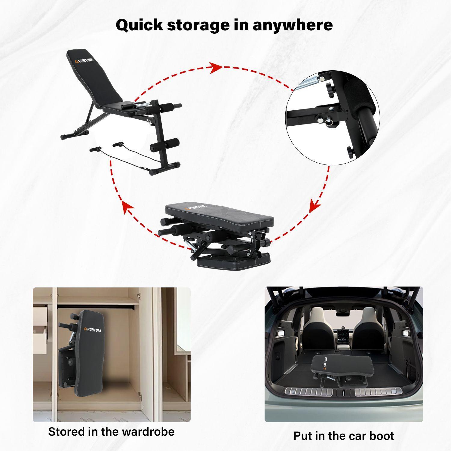Banco Inclinable Home Pro-4