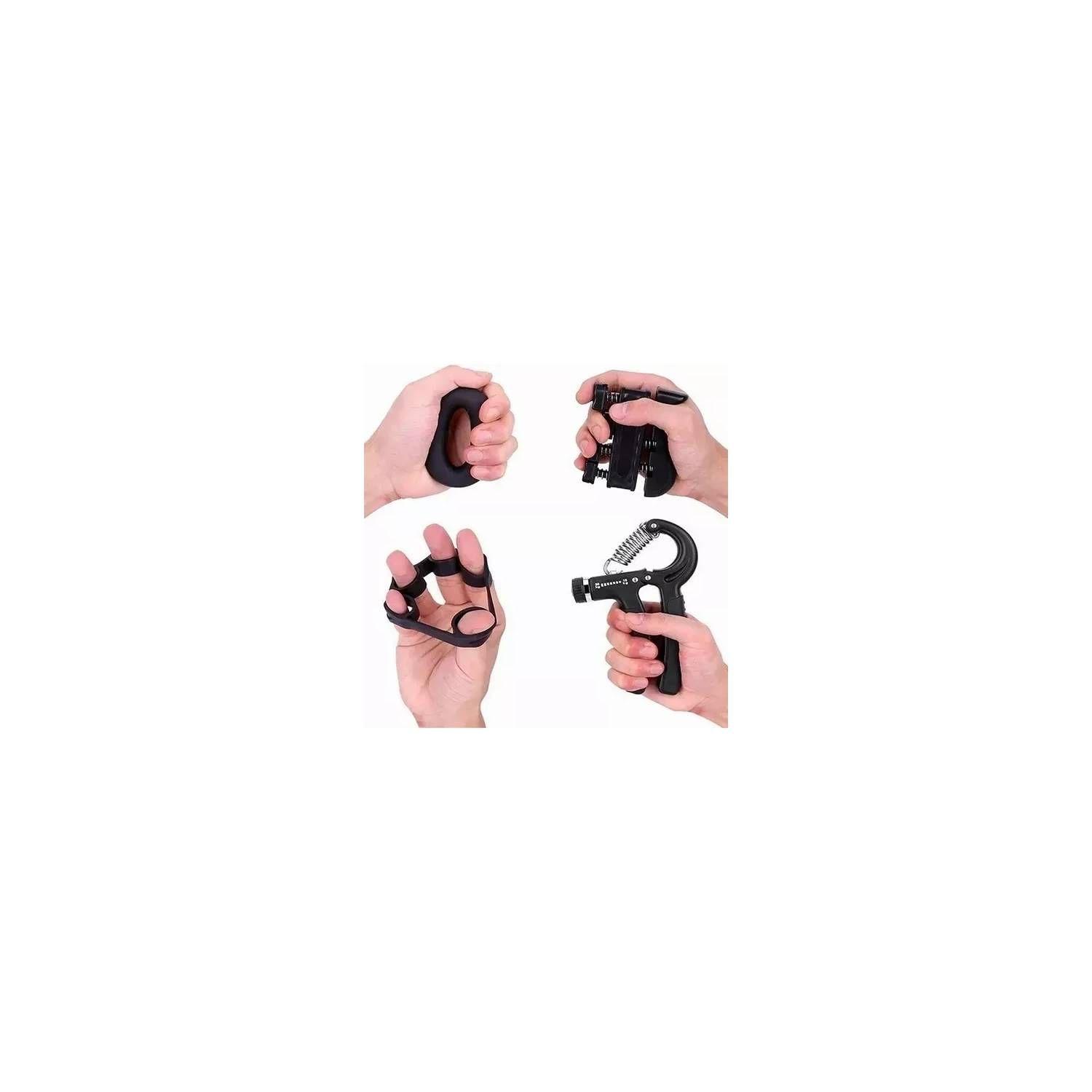 Hand Grip Ajustable Set 5 Piezas Negro-2