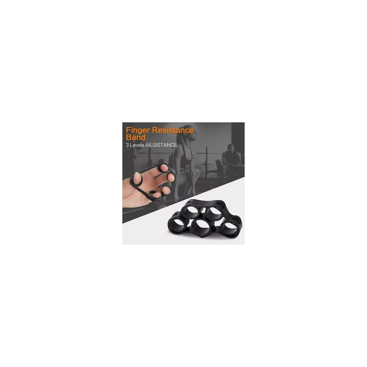 Hand Grip Ajustable Set 5 Piezas Negro-3