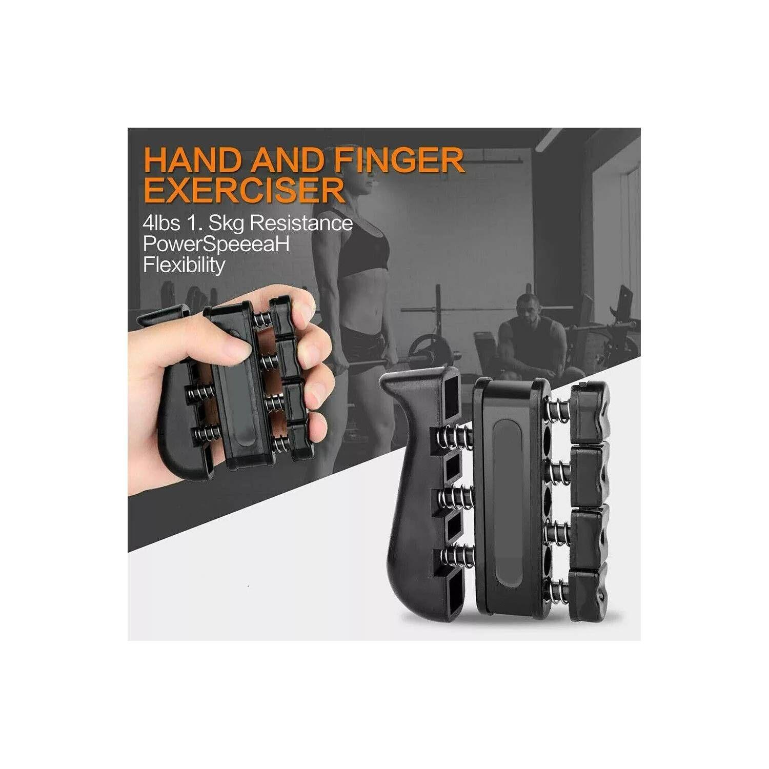 Hand Grip Ajustable Set 5 Piezas Negro-5