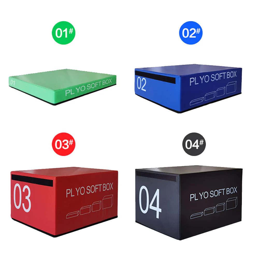 Cajones de salto Crossfit Espuma Set x4-2