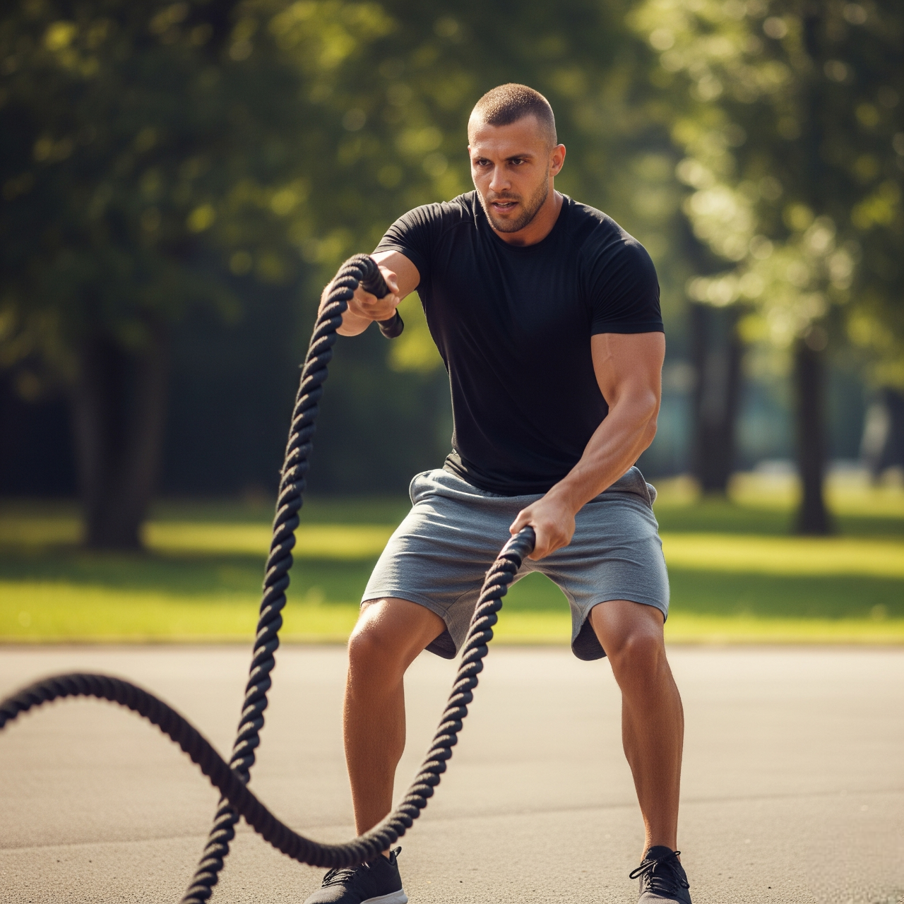 Cuerda Funcional  Battle Rope 12 mts-3