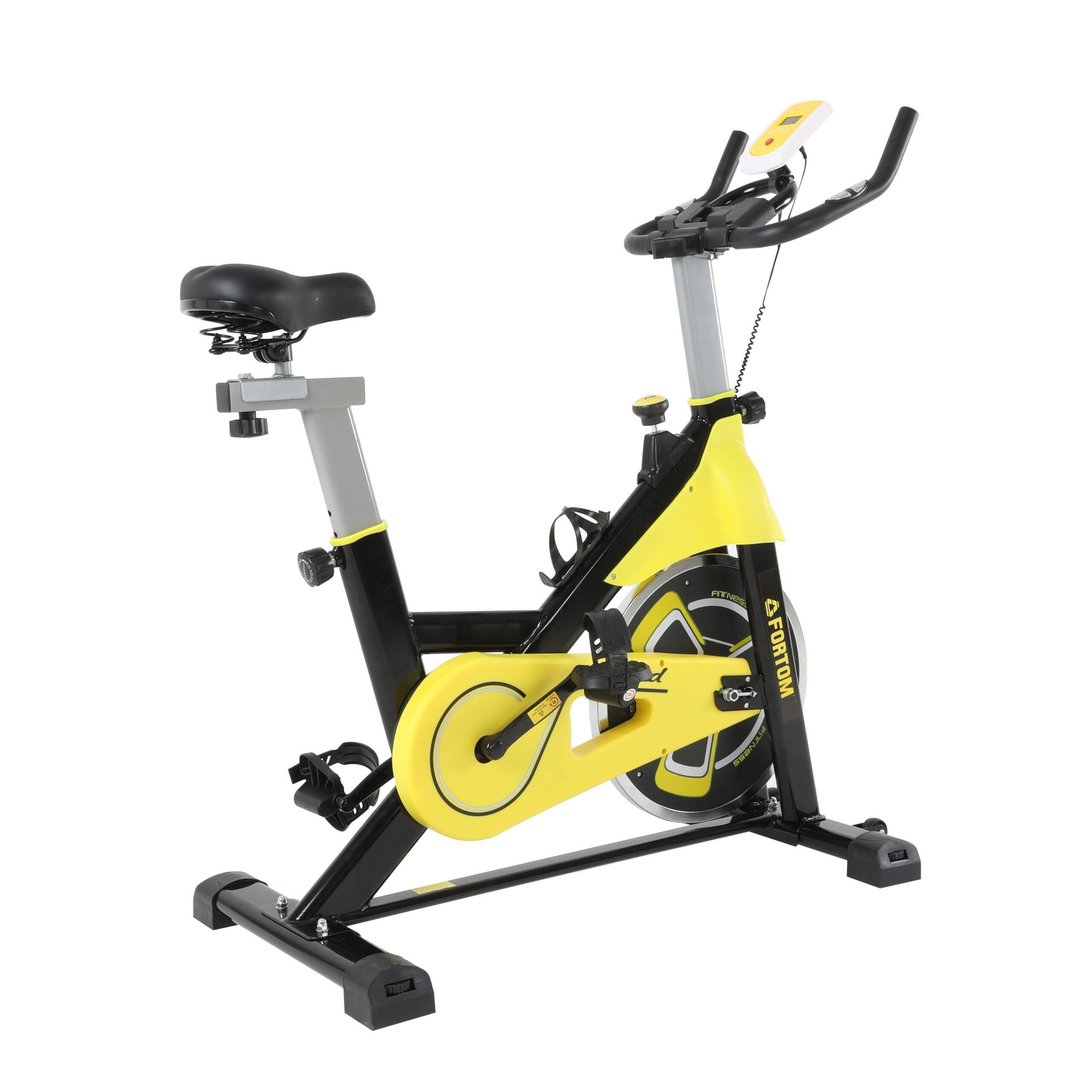 Bicicleta Spinning Black/Yellow Disco 8 KG-2