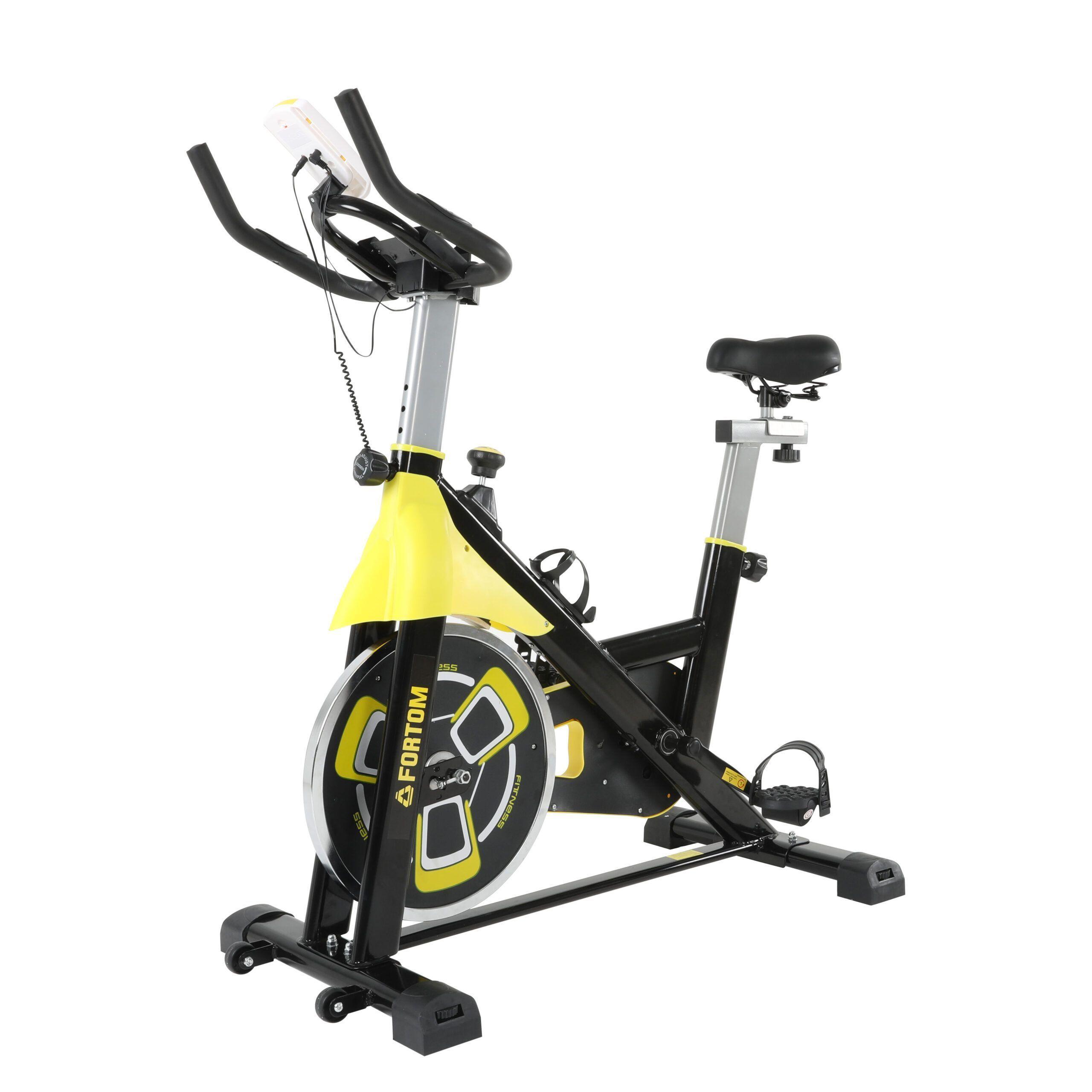 Bicicleta Spinning Black/Yellow Disco 8 KG-7