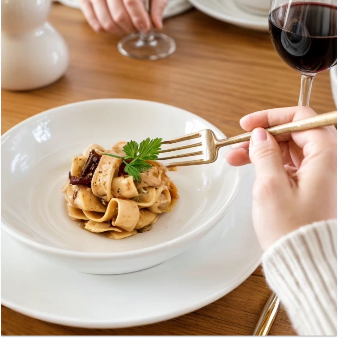 Pasta Pappardelle con Hongos Porcini Tiberino - 200 gr-3