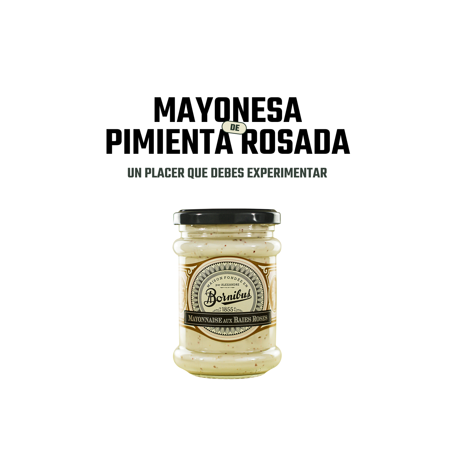 Mayonesa Pimienta Rosada Bornibus - 220 gr-2