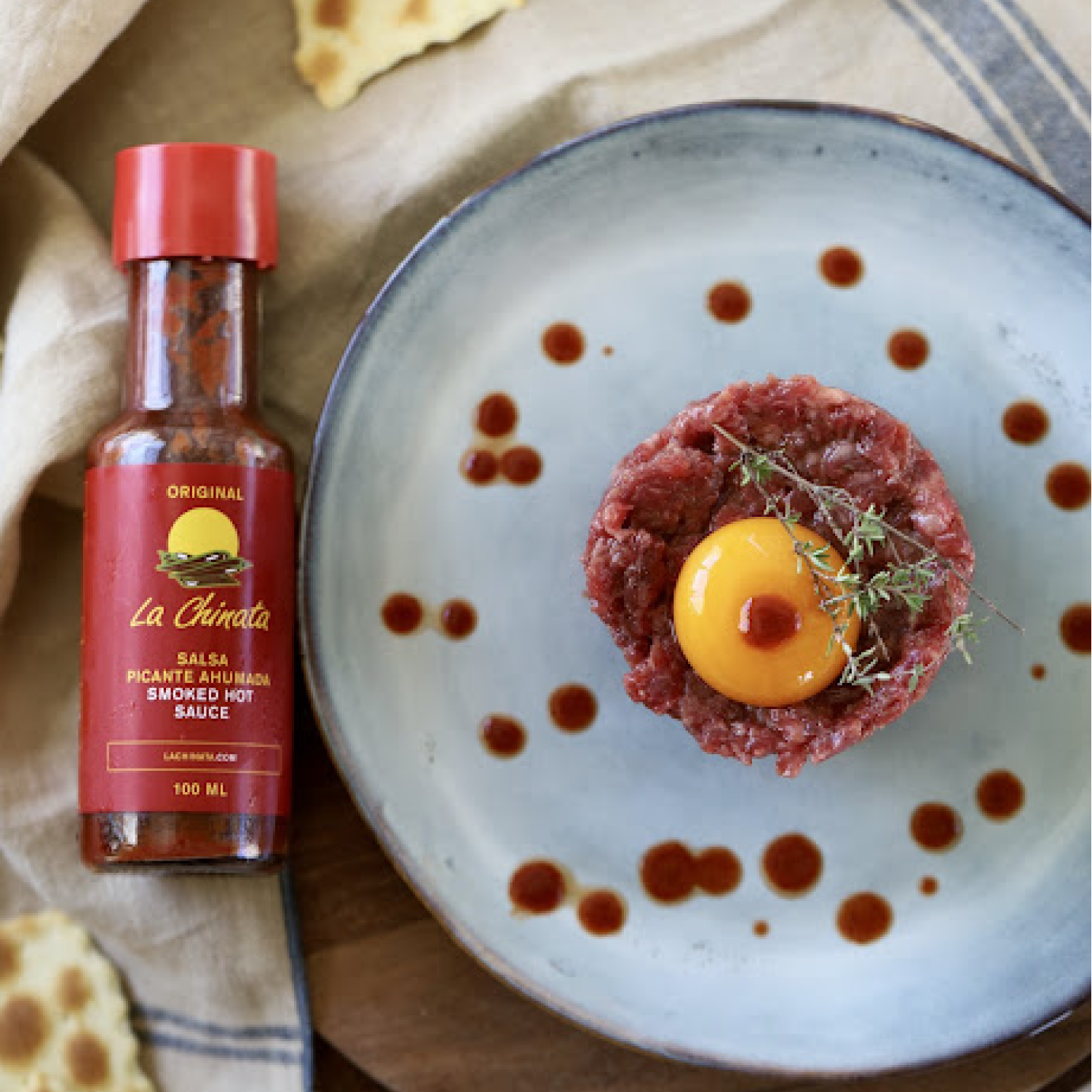 La Chinata Salsa Picante Ahumada 1 x 100 ml-3