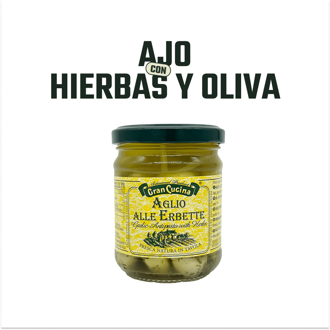 Encurtido de Ajo con Hierbas Gran Cucina - 180 gr-2