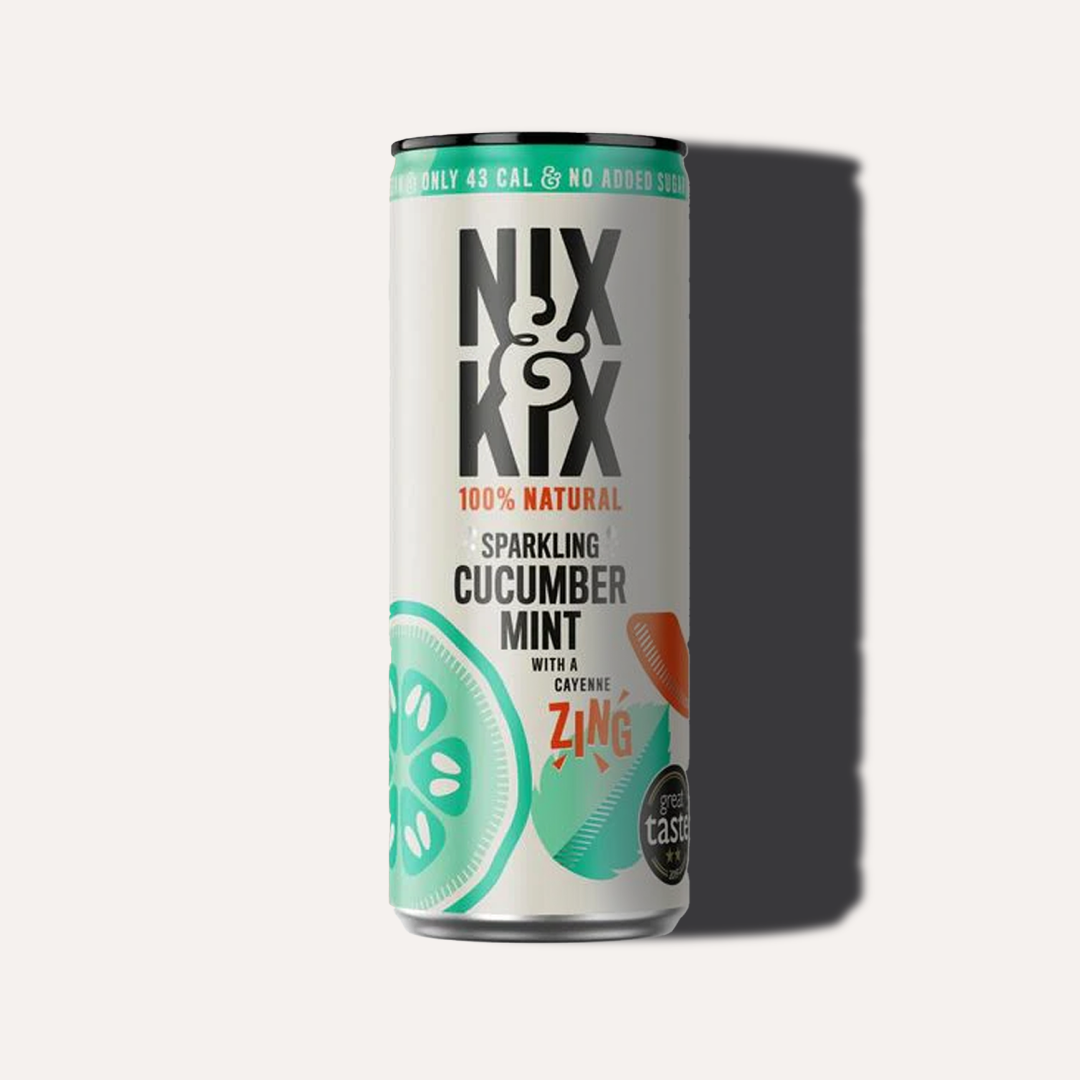 Agua Saborizada Pepino y Menta Nix & Kix - 250 ml-0