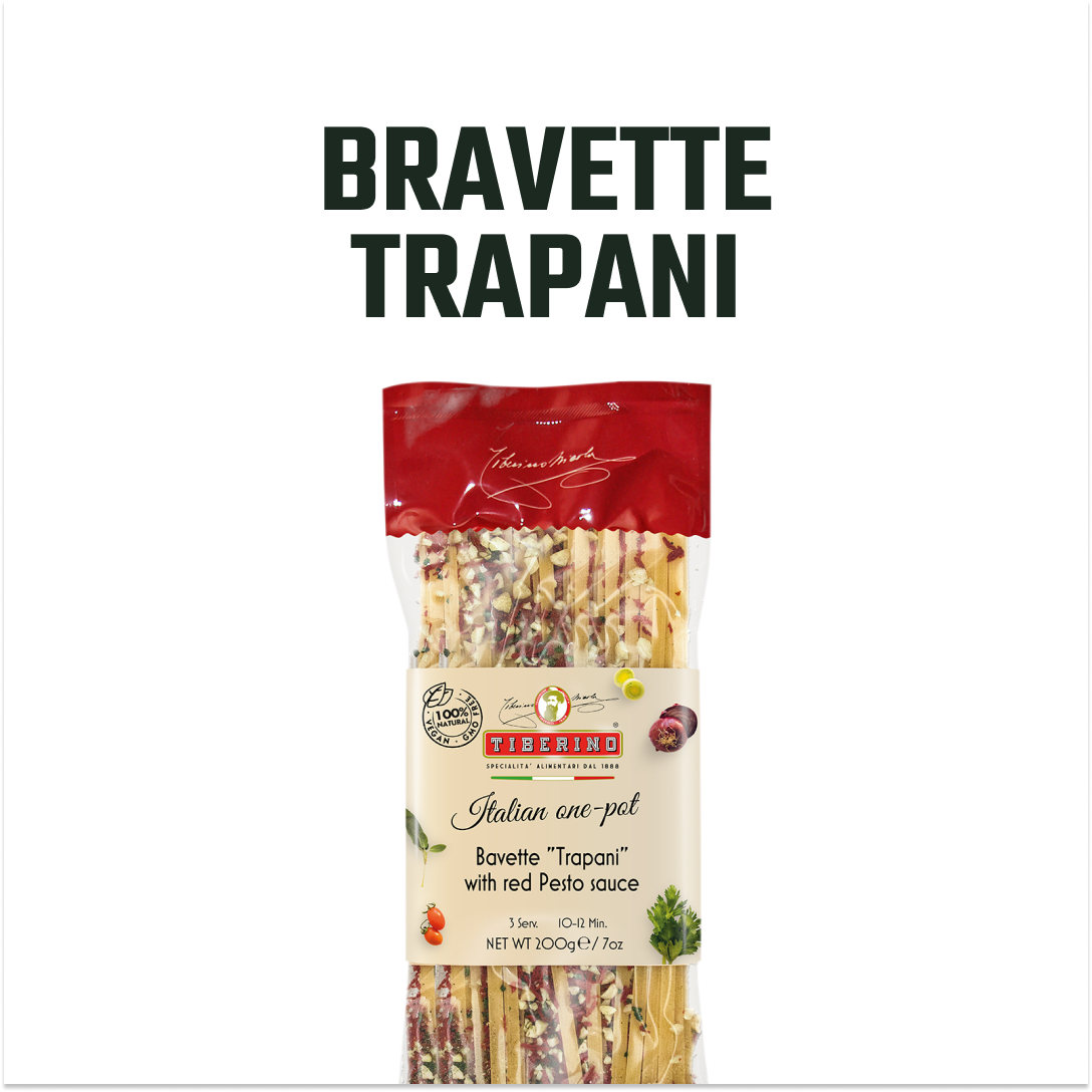 Bravette Trapani Pesto Rojo Tiberino - 200 gr-2
