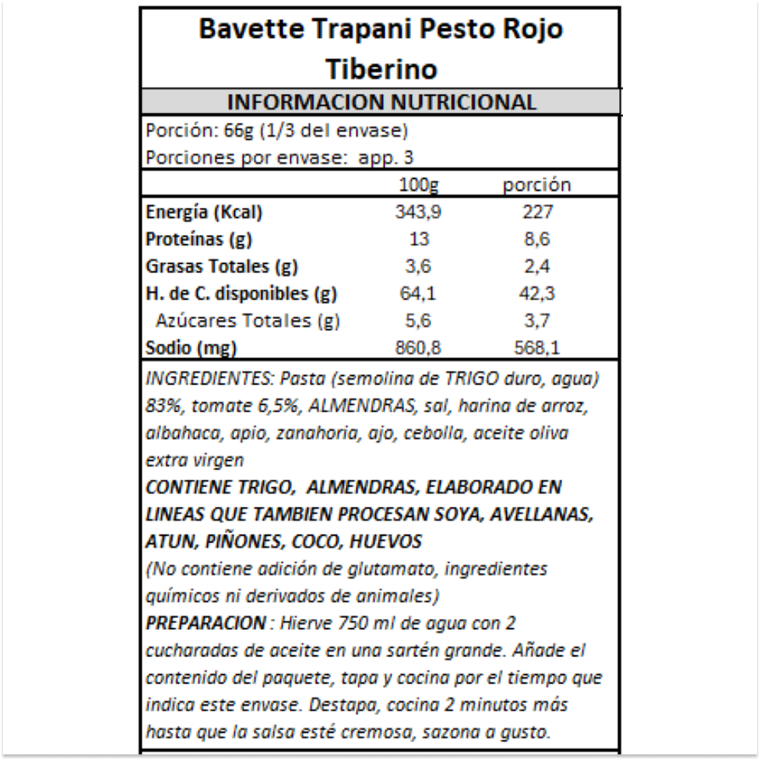 Bravette Trapani Pesto Rojo Tiberino - 200 gr-4