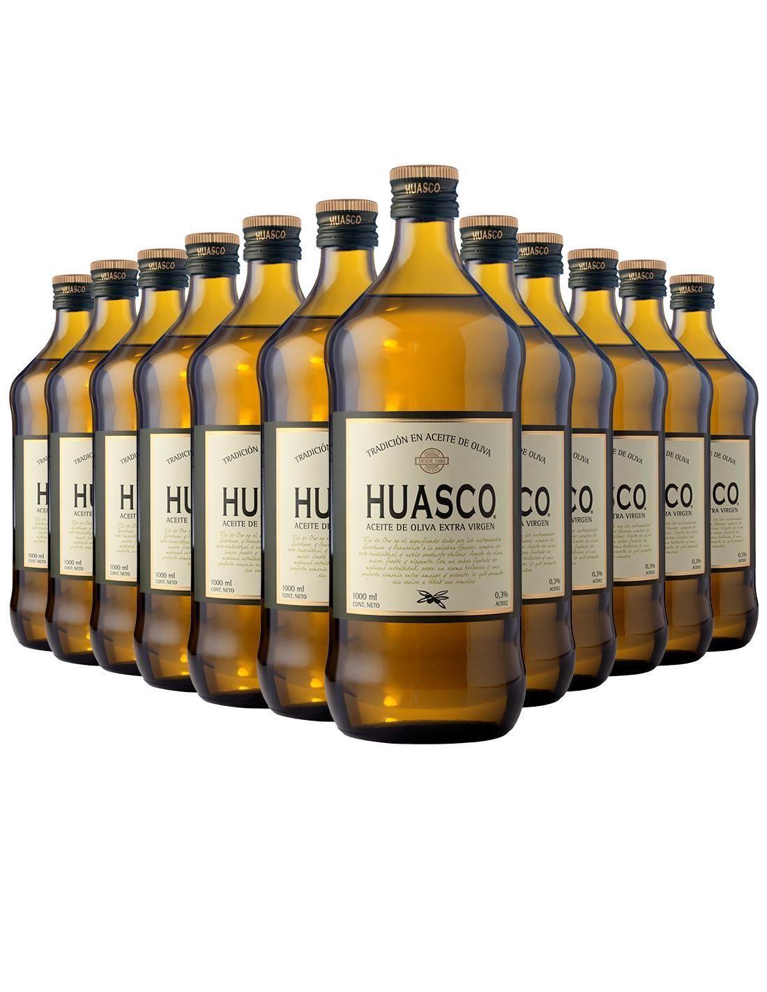 Aceite de Oliva extra virgen Huasco 12 x 1000 ml-0