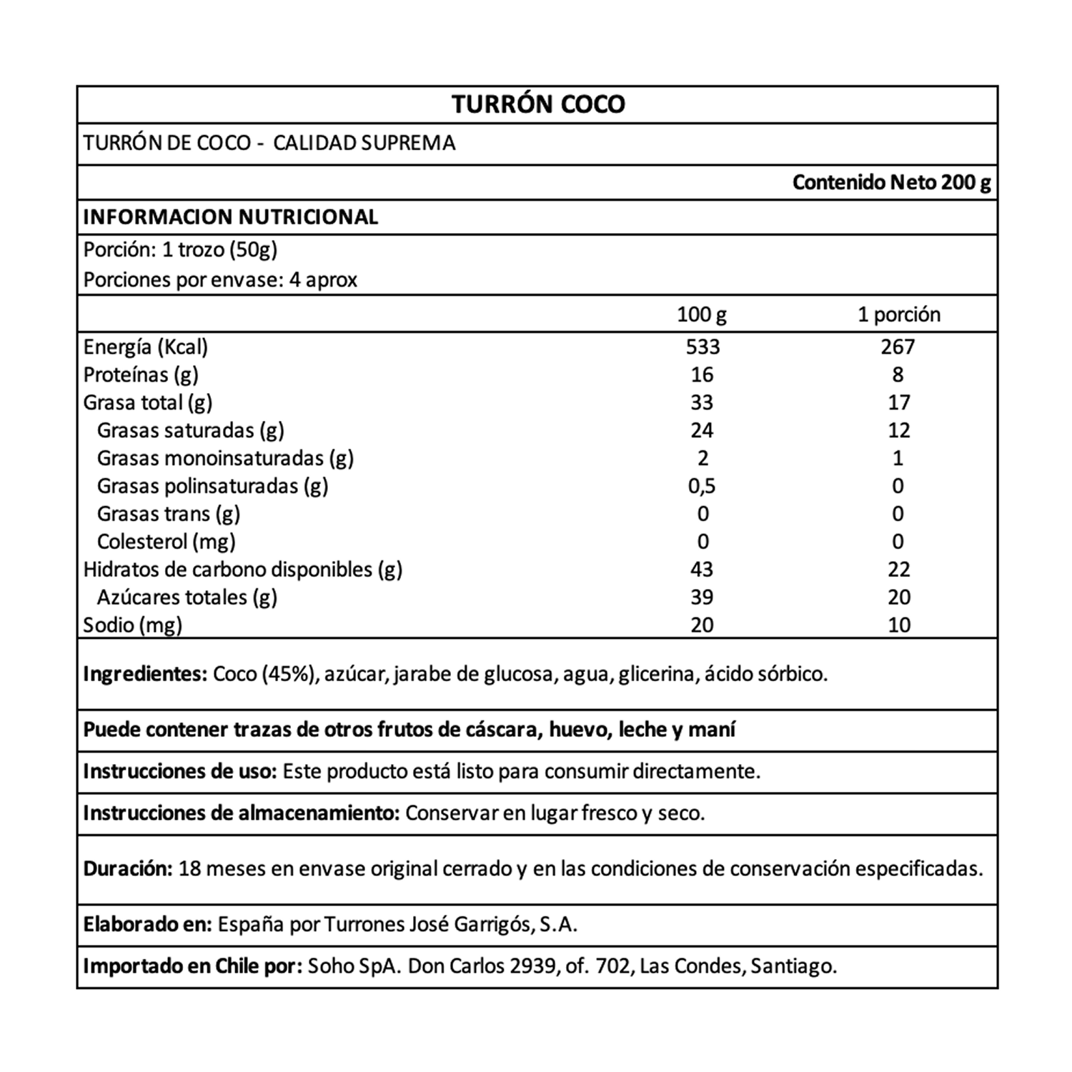Turrón Coco El Antiguo 1 x 200 gr-4